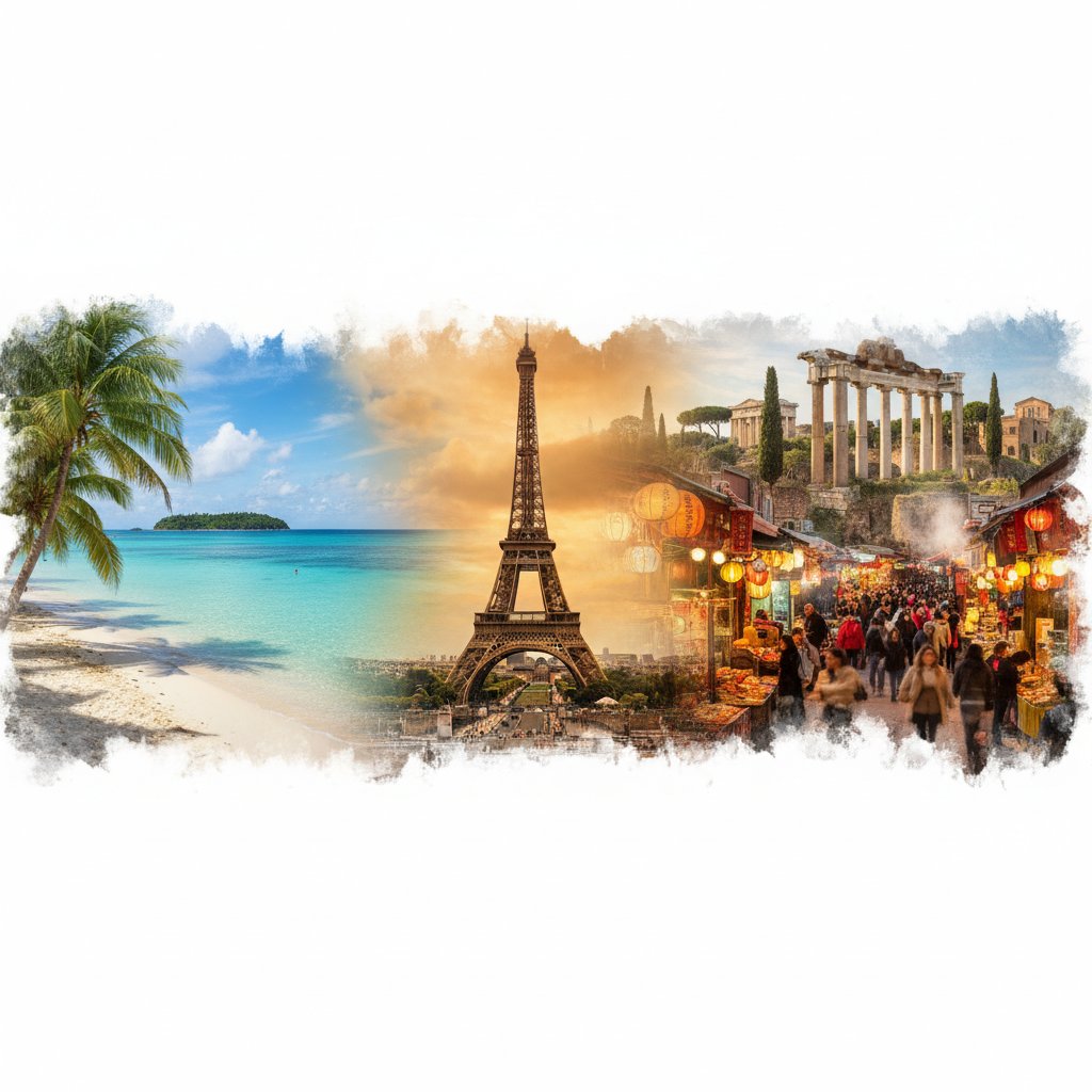 世界の人気旅行先の美しい景色