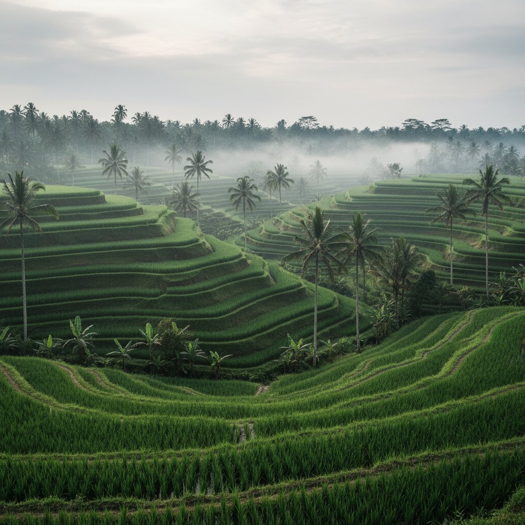 バリ島 ウブドの棚田