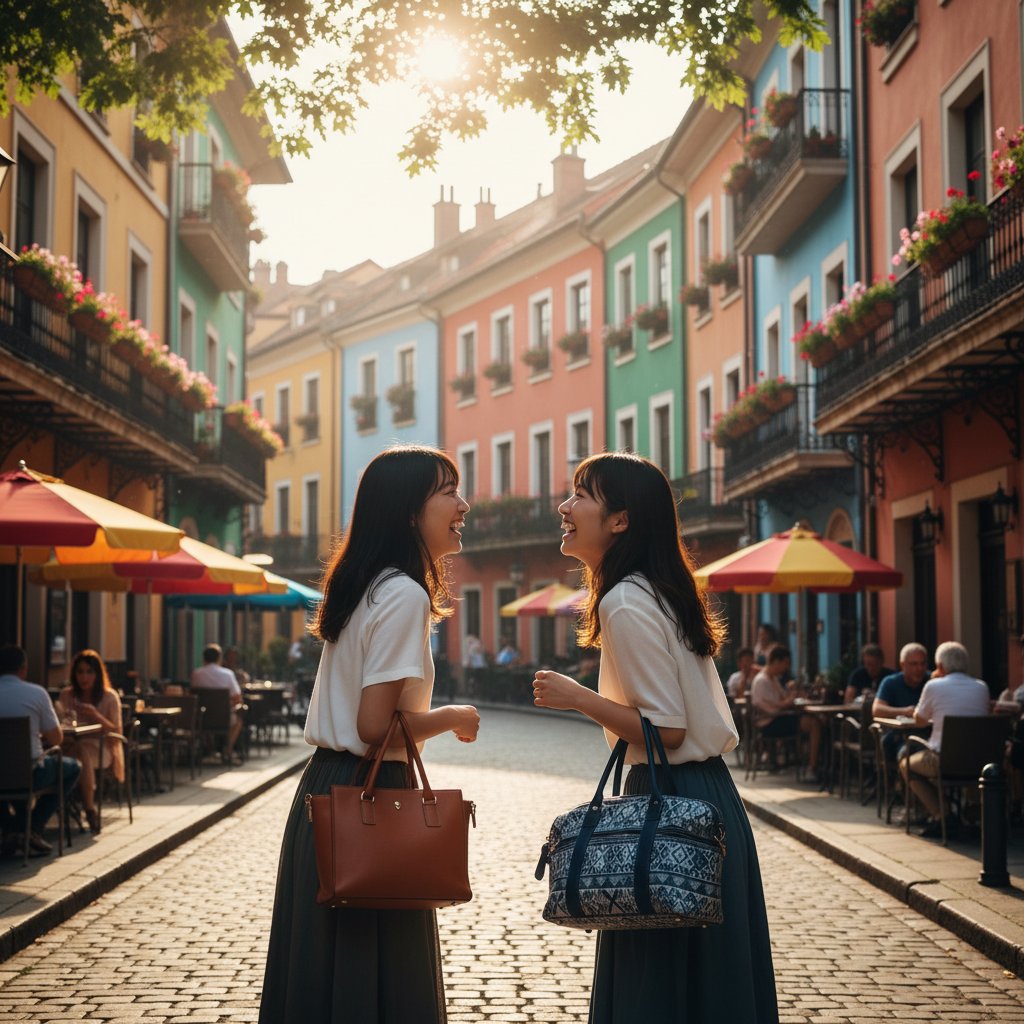 インスタ映えする海外女子旅のイメージ