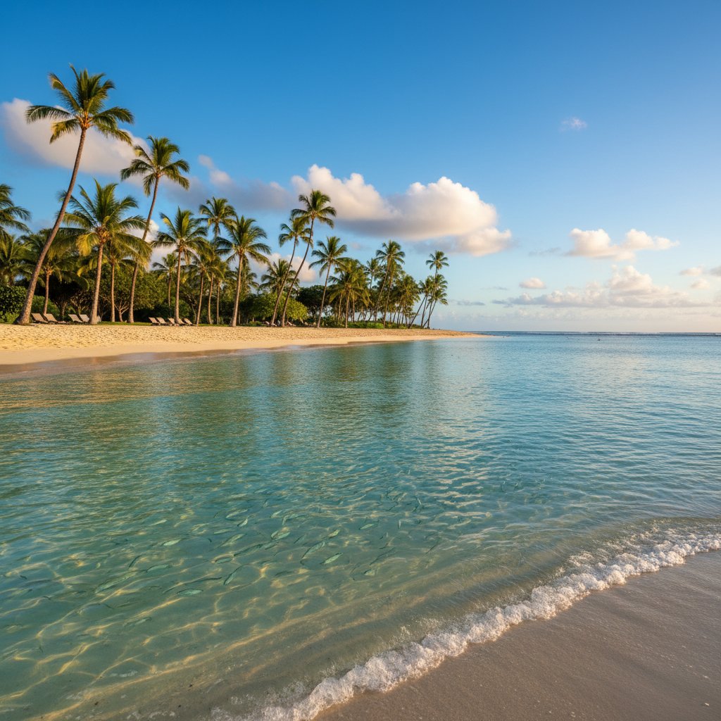 ハワイの美しいビーチ