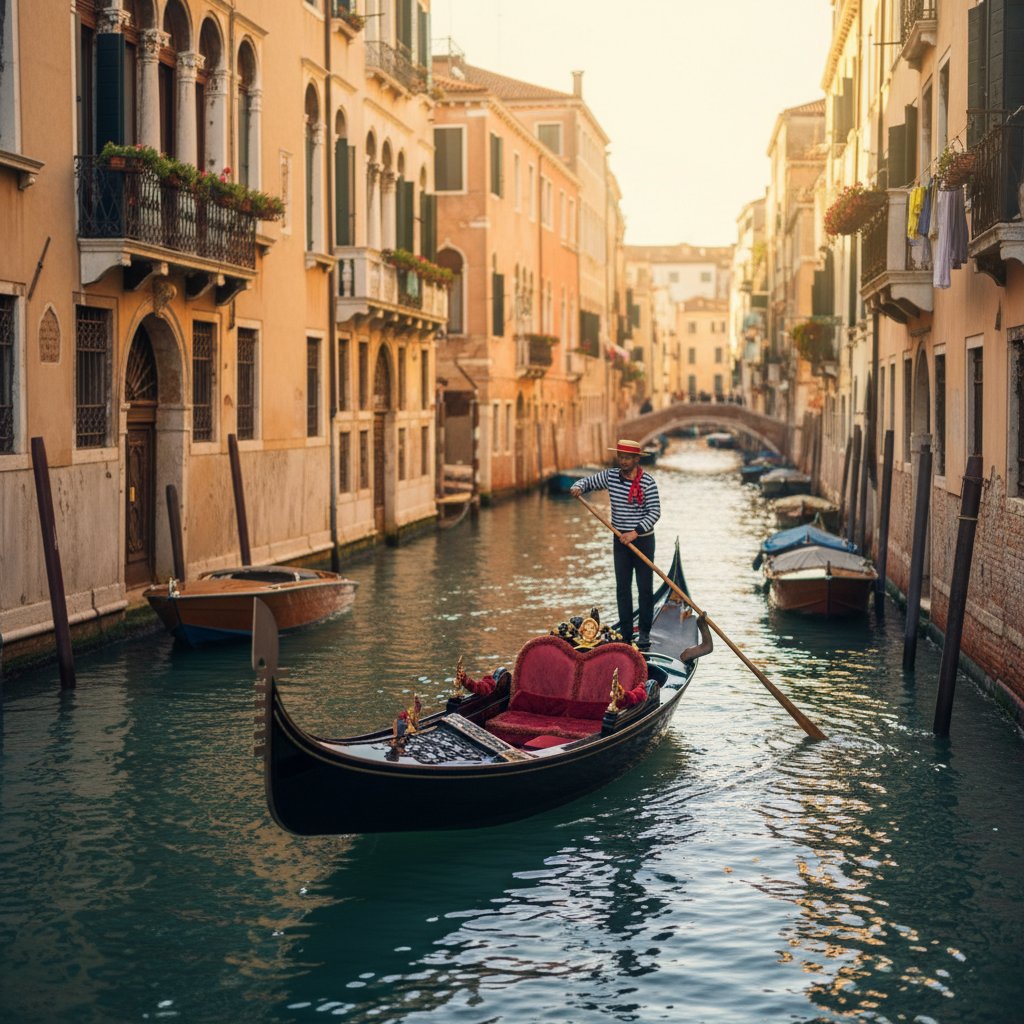 ベネチアのゴンドラ