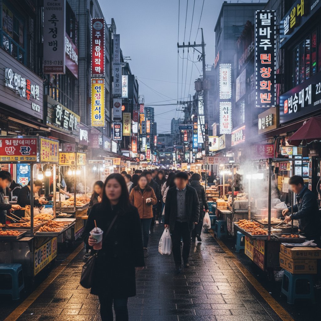 ソウルのショッピングストリートとグルメ