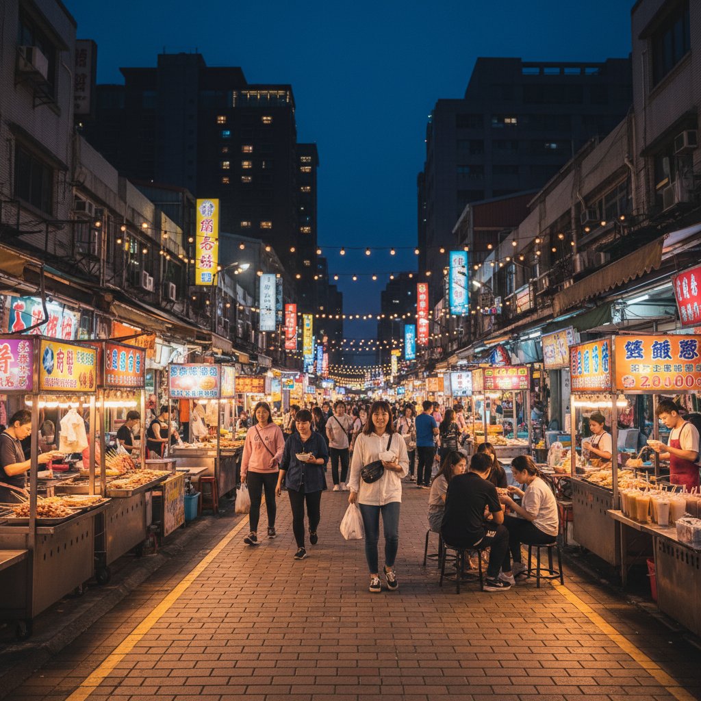 台湾の夜市