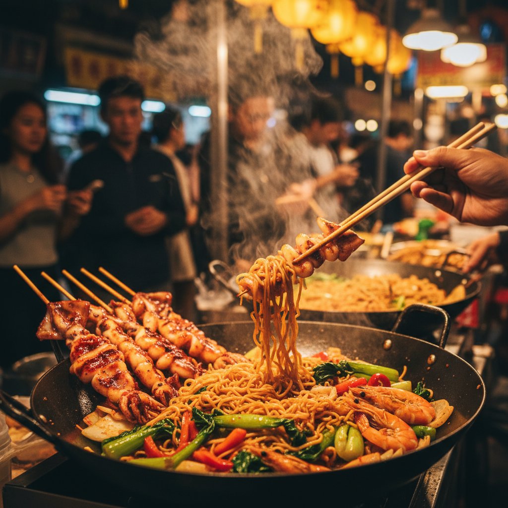 現地グルメ探索