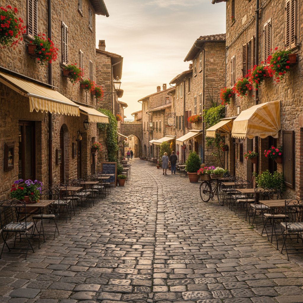 ヨーロッパの歴史的な街並み